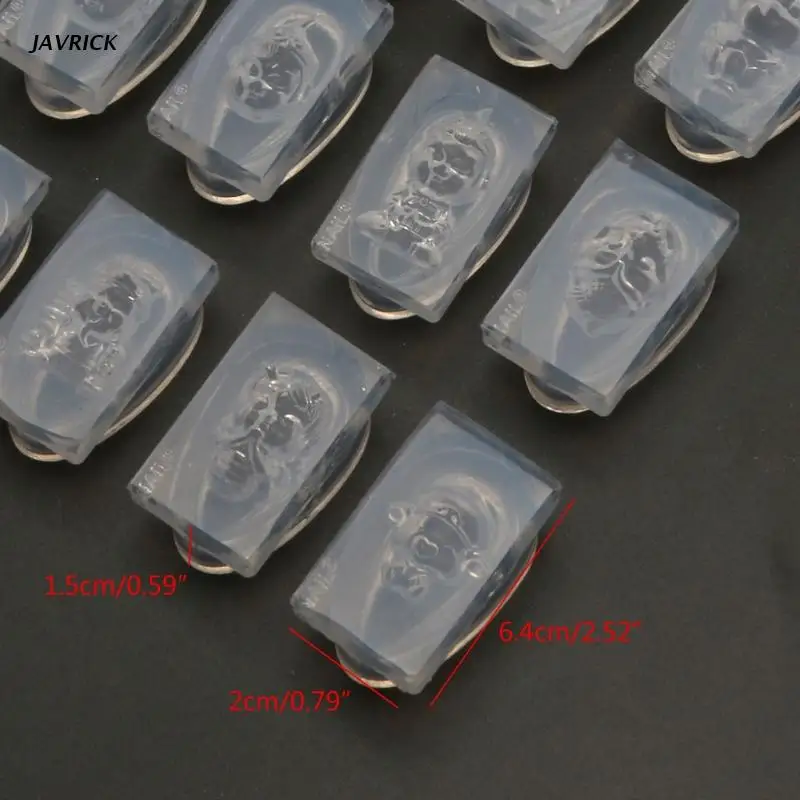 

19Pcs 3D Carving Head Nail Art Silicone Mold New Year Lucky Charm God of Wealth Sun WuKong Gel Resin Casting Mold