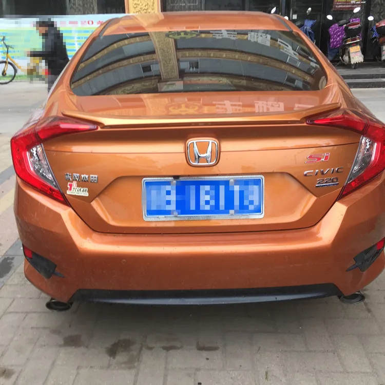 Спойлер для Honda Civic 2016-2018 высококачественный спойлер из АБС-пластика заднего