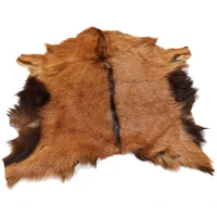 natural tanned sheep skin antelope fur goat hide rug animal skin pelt rug home decor fur plush clothing liner bag accessories