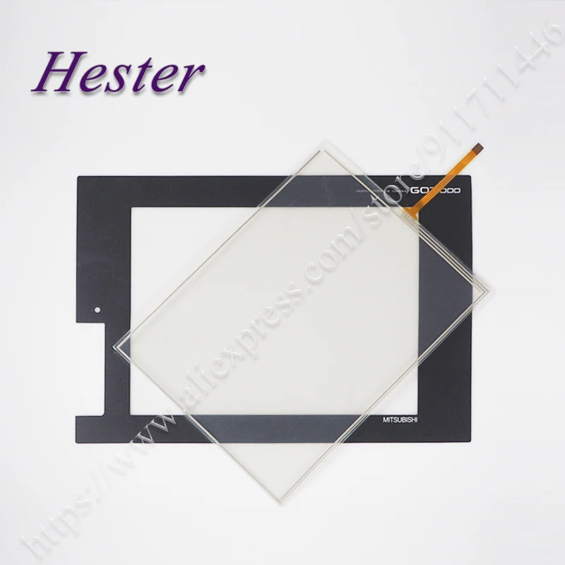 

GT1675M-VTBD Touch Screen Glass Panel Digitizer for Mitsubishi GT1675M-VTBD Touchpad and Front Overlay Protective Film