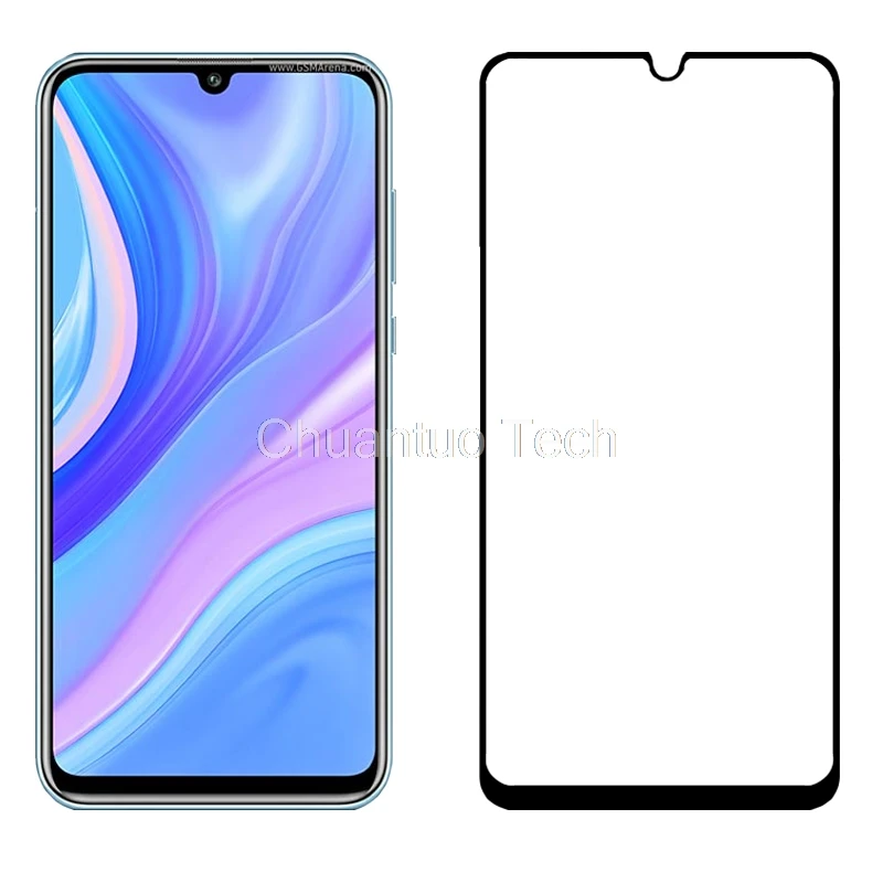 2.5D 9H Премиум Закаленное стекло для Huawei Y9s Y8p Y8s Y7p Y6p Y5p полное покрытие защита