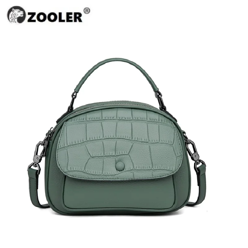 ZOOLER Exclusive Winter New Genuine leather Shoulder Bags Real Cow Crossbody Women's Messenger Bag Fashion Purses Colors #qs339 | Багаж и