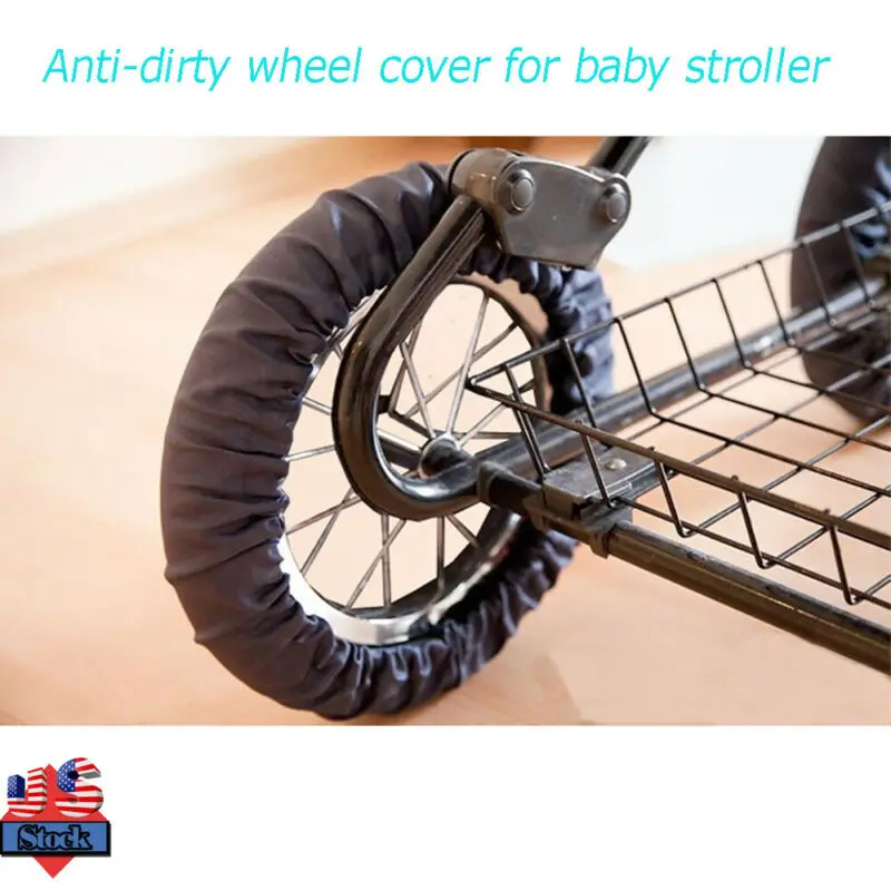 

2 or 4 Pcs Baby Stroller Indoor Anti-dirty Tire Cover Wheels Covers Baby Carriage Pram Throne Pushchair Poussette