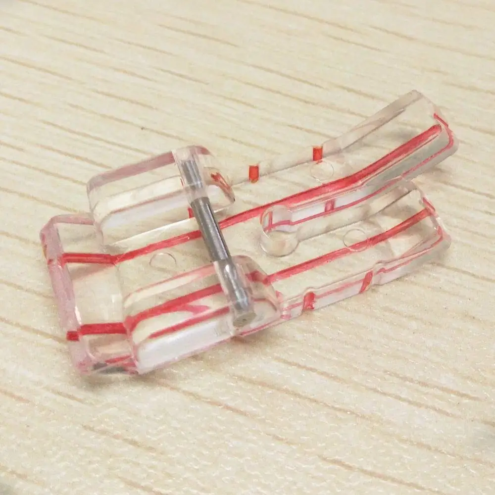 Прозрачный 1/4 &quotстегальная швейная машина лапка для ножной машины Singer Брат Babylock