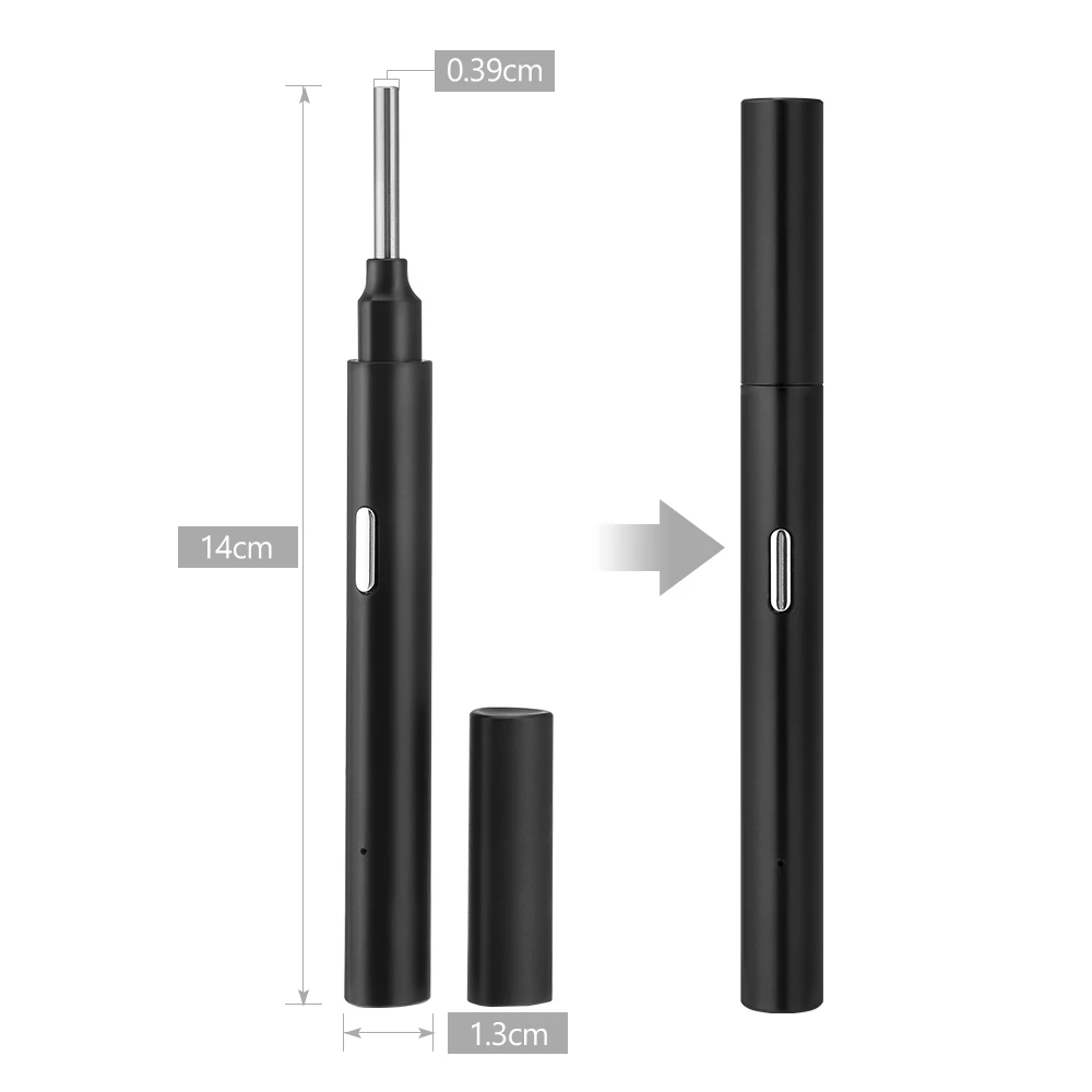 

WiFi Otoscope 3.9mm Ear Cleaner Endoscope HD 1080P Wireless Ear Camera 5-Axis Gyroscope Earwax Removal Tool ear wax cleaner