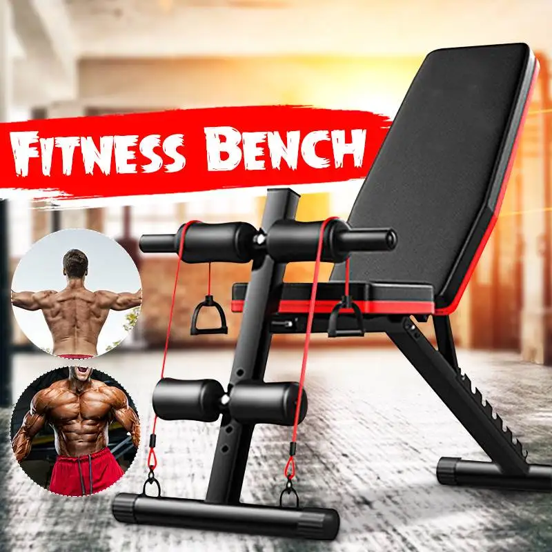 

5 in 1 Folding Dumbbell Sit Up Bench Stool Adjustable Ab Muscle Training Board Workout Multifunction Home Gym Fitness Equipment