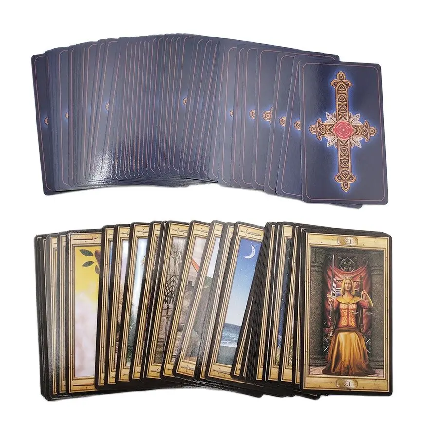 Настольная игра Таро 78 карт английская версия для развлечений и вечевечерние |