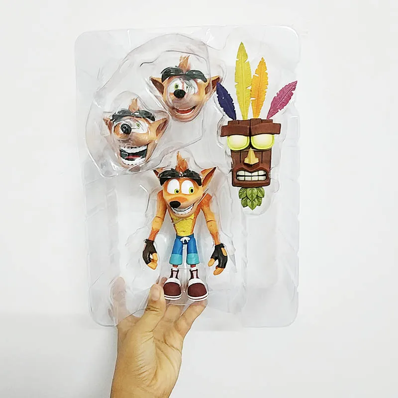 NECA оригинальная игра Crash Bandicoot серии Aku маска АКУ фигурка модель игрушки кукла для
