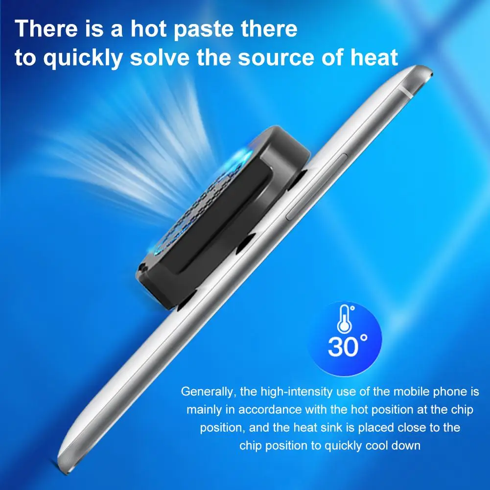 Мобильный телефон кулер вентилятор охлаждения для IOS Iphone Android Huawei Samsung смартфон PUBG