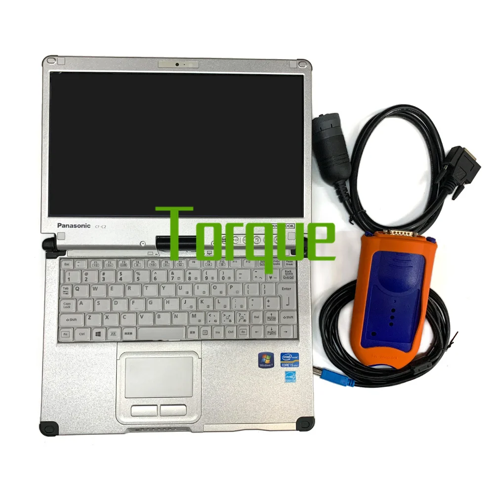 

V5.2 AG CF EDL V2 JD электронный инструмент передачи данных JD EDL V2 диагностический инструмент + Thoughbook CF19 ноутбук