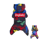 Утолщенная одежда для домашних животных, одежда для собак, зимнее теплое ветрозащитное пальто для собак, костюм, комбинезон, толстовка, куртка, товары для домашних животных, собак