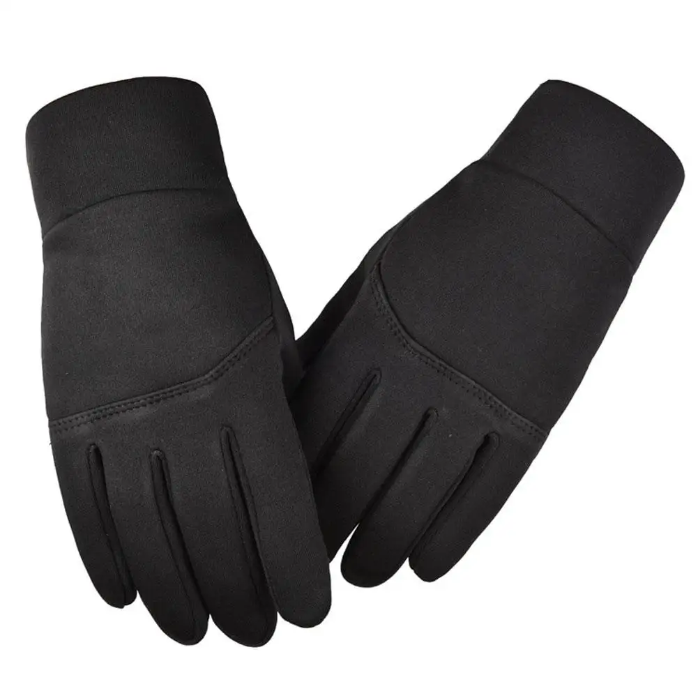 

[ Ready Stock ] Windproof Winter Warm Gloves Men Women Touch Screen Running Anti-Skid Fleece Ski Cycling Sports Gloves