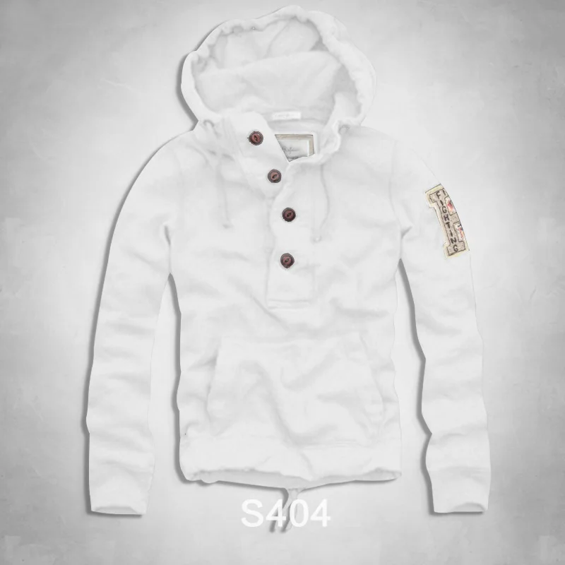 S404 white Модная женская/Мужская спортивная одежда с длинными рукавами и капюшоном, уличная спортивная одежда, популярный модный бренд - Цвет: S404 white