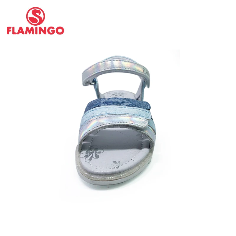 Летние детские сандалии с принтом Фламинго 2020 повседневные туфли принцессы на