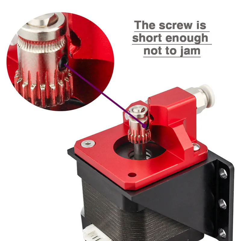 Комплект для экструдера CR10 Dual Gear Mk8 детали 3D принтера CR10S PRO Prusa I3 1 75 мм|Детали и