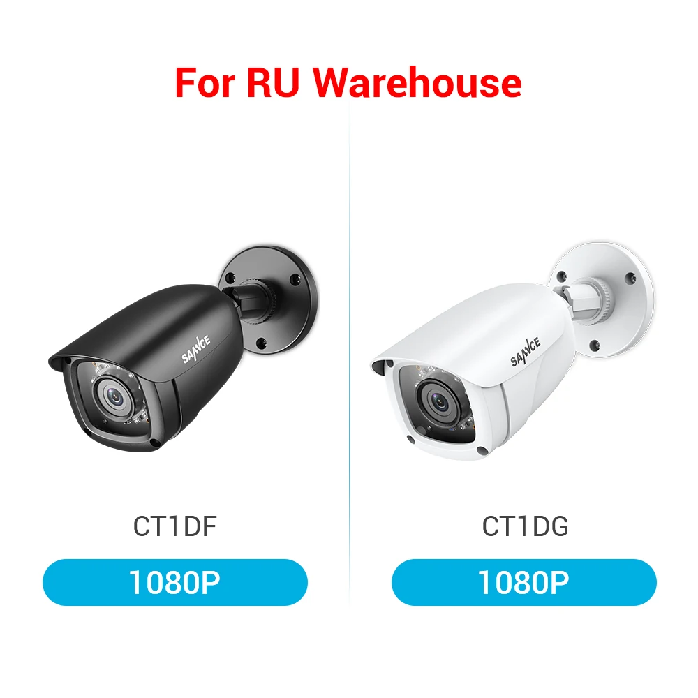 SANNCE 4CH HD 1080P CCTV система 1080P HDMI выход CCTV DVR HD 2.0MP камеры безопасности ИК ночного водонепроницаемый комплект наблюдения