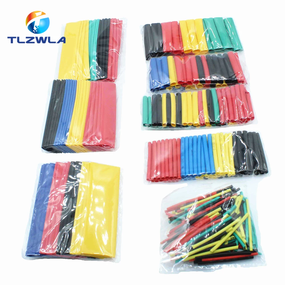 164 шт./набор термоусадочные трубки из полиолефина | Строительство и ремонт