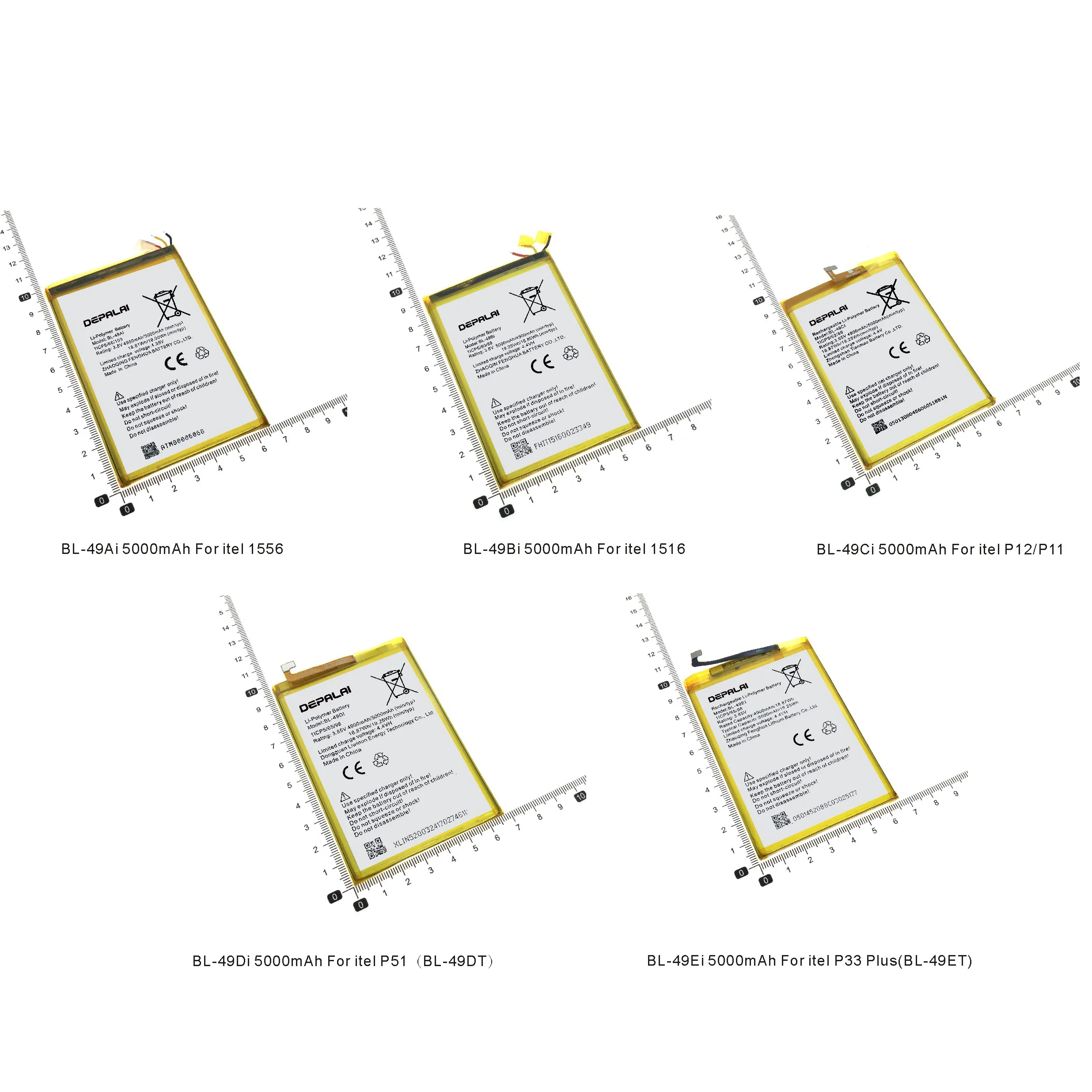 BL-49Ai BL-49Bi BL-49Ci BL-49Di BL-49Ei Батарея для itel 1556 1516 P12 P11 P51 BL-49DT P33 плюс BL-49ET Мобильный