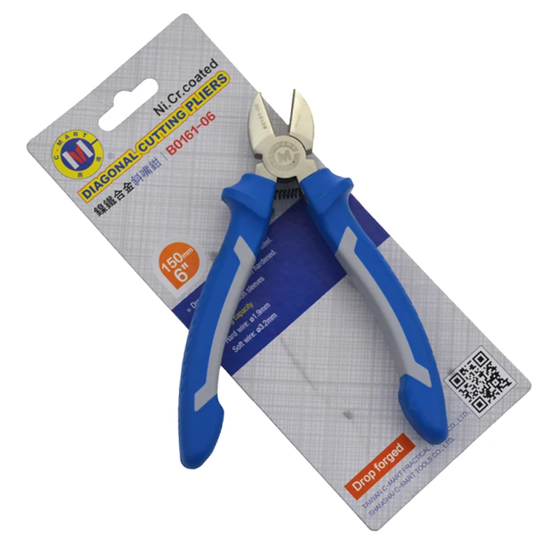 

6 Inch Diagonal Cutting Plier High Carbon Steel Oblique Nose Pliers Multifunction Wire Stripper Cable Side Cutter B0161
