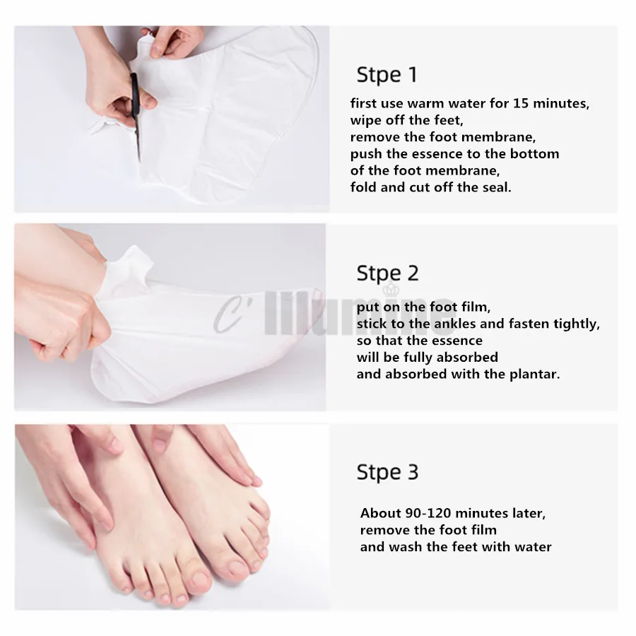 50pairs Foot Mask Milk Elastic Moisturizing Repairing Foot Film Remove Dead Skin White Tender Beauty Salon Equipment