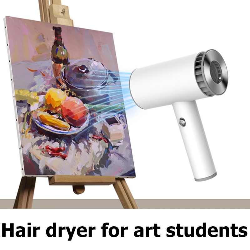 

220V USB Rechargeable Hair Dryer Travel Blow Dryer for Art Painting/Home/Outdoor