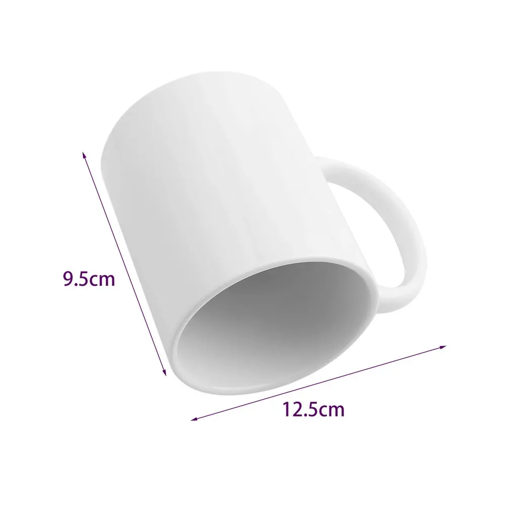 

Middle Finger Style Novelty Mixing Coffee Milk Cup Funny Ceramic Mug Enough Capacity Water Cup White
