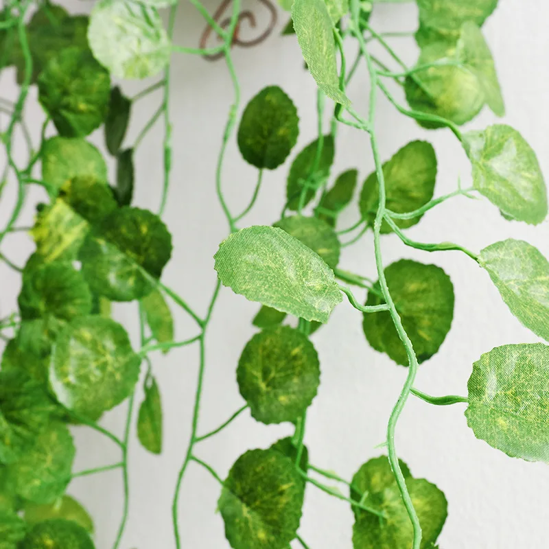 

90CM Green Silk Hanging Leaf Garland Artificial Plants Lvy Vine Leaves Diy For Home Wedding Party Garden Decoration Outdoor