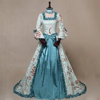 new medieval renaissance long dress queen gown party cosplay costume square collar maxi dresses with petticoat s xxxxxl