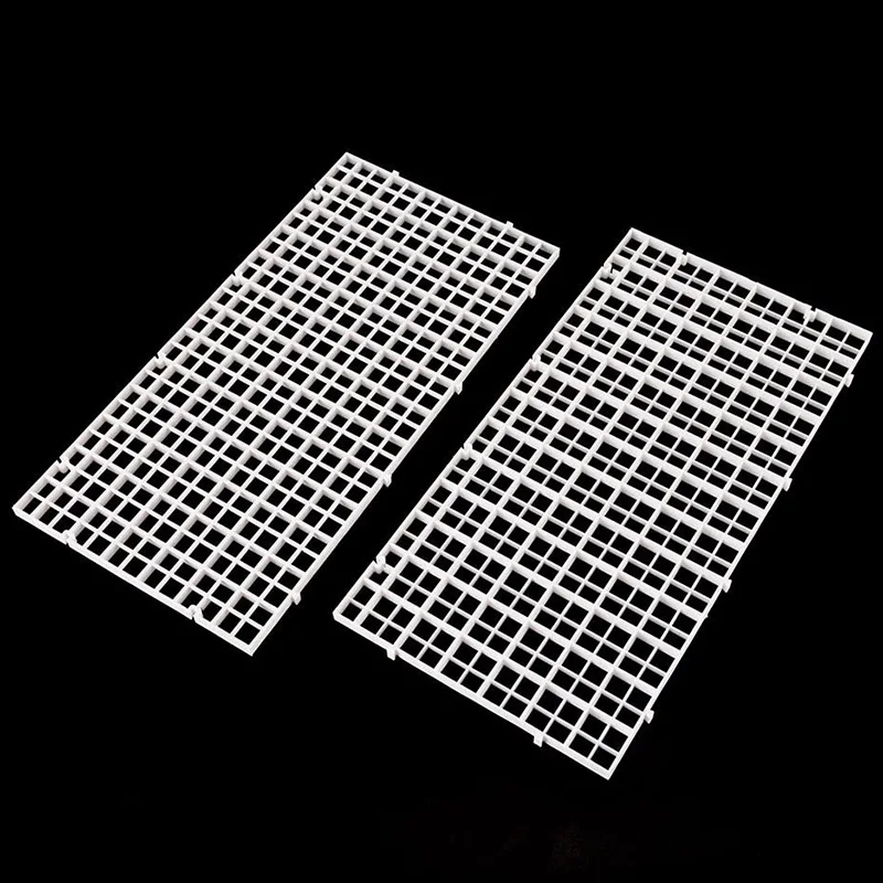 

Fish Tank Divider, Buckle Together and Cut Function-Plastic Aquarium Divider Divider-Grid Divider Divider