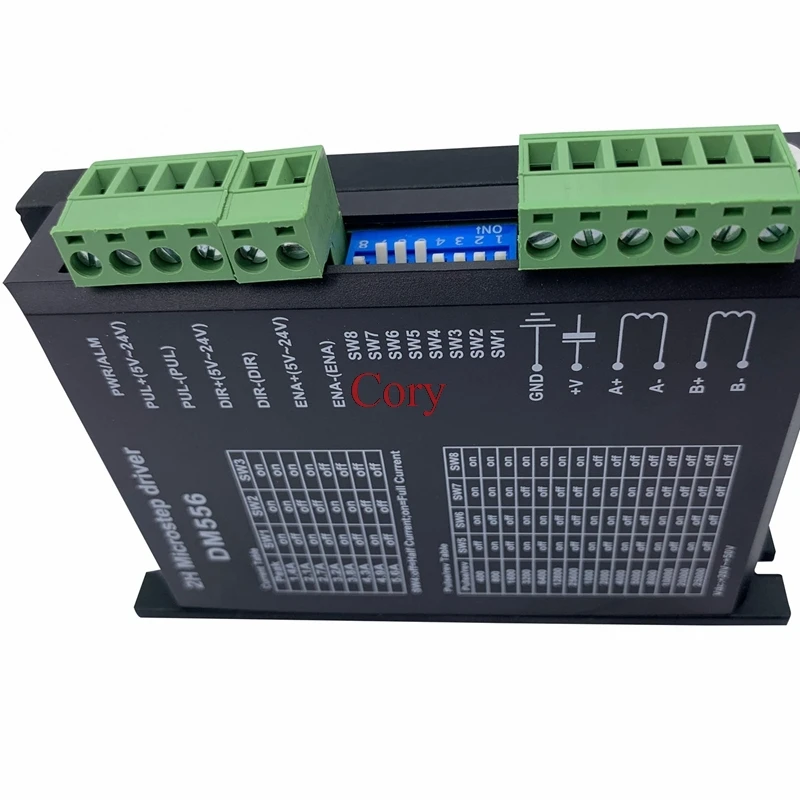 1 шт. DM556 цифровой микрошаговый двигатель драйвер 2 фазы 5.6A для 57 86 NEMA23 NEMA34 шаговый двигатель контроллер 10-55 Гц/0,15 мм