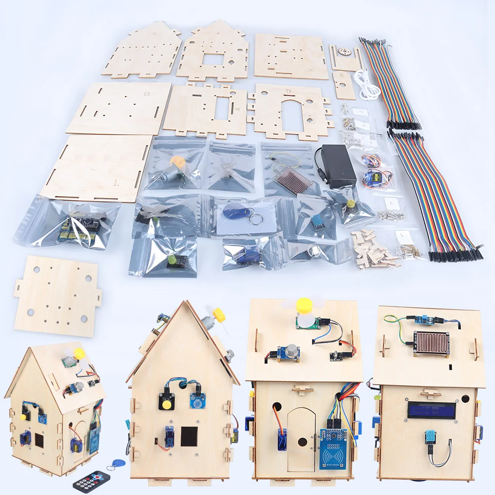 Электронный комплект Zhiyitech DIY для Arduino Nano Iot стартовый набор умного дома с печатной