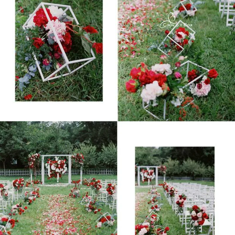 Свадебные арки 8 шт./компл. подставка из искусственных цветов кованые