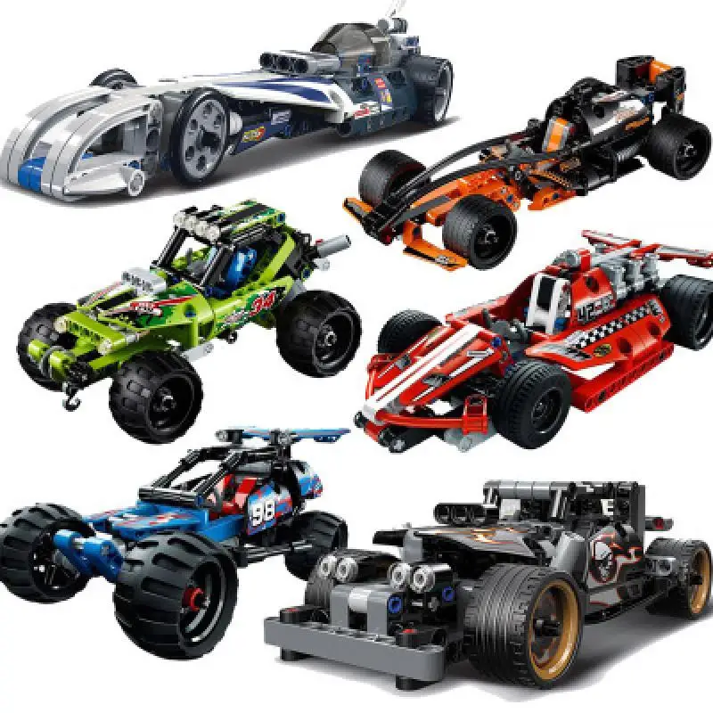 Decool Technic Car Racer MOC Truck DIY строительные блоки Детские совместимые игрушки для детей