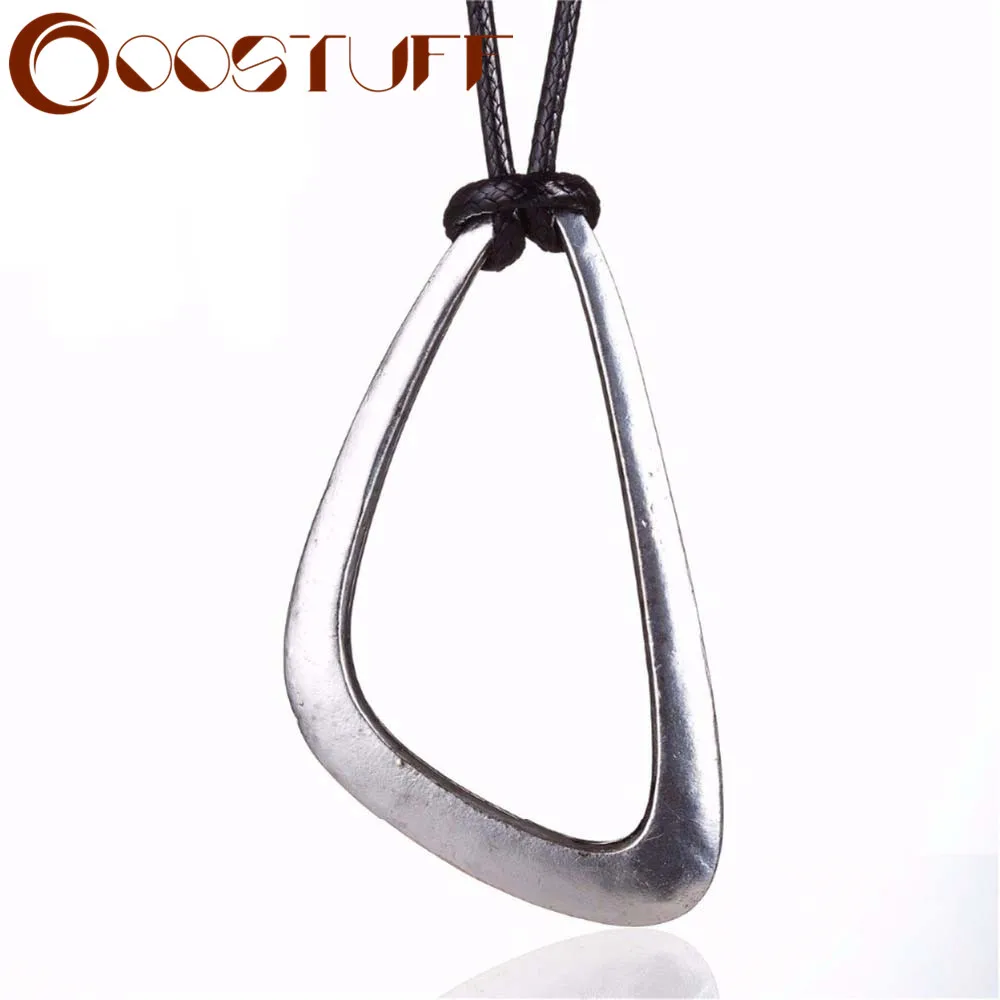 Новинка 2017 мужчин основа для кулонов и ожерелья Винтаж Треугольники Кулон