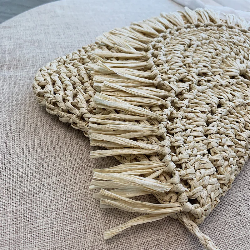 2019 соломенные женские кошельки с клапаном летняя пляжная сумка через плечо