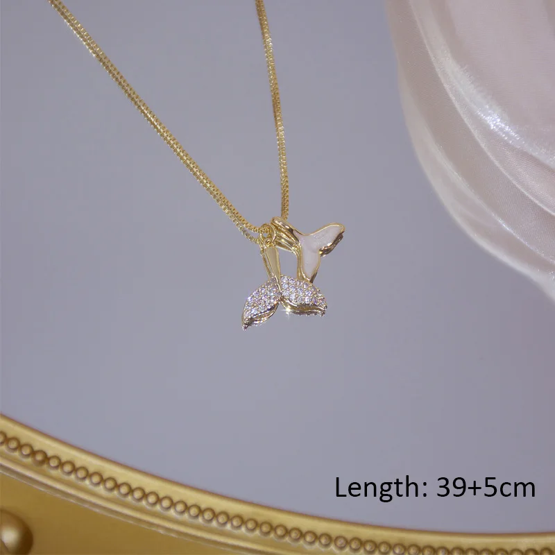 Женское ожерелье с подвеской хвост русалки|Подвески| |