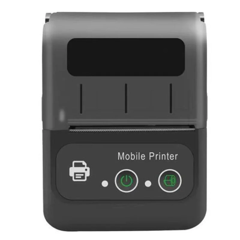 

Mini portable thermal printer 58mm, 2 inches, wireless, Bluetooth, compatible receipt printer, invoice printer