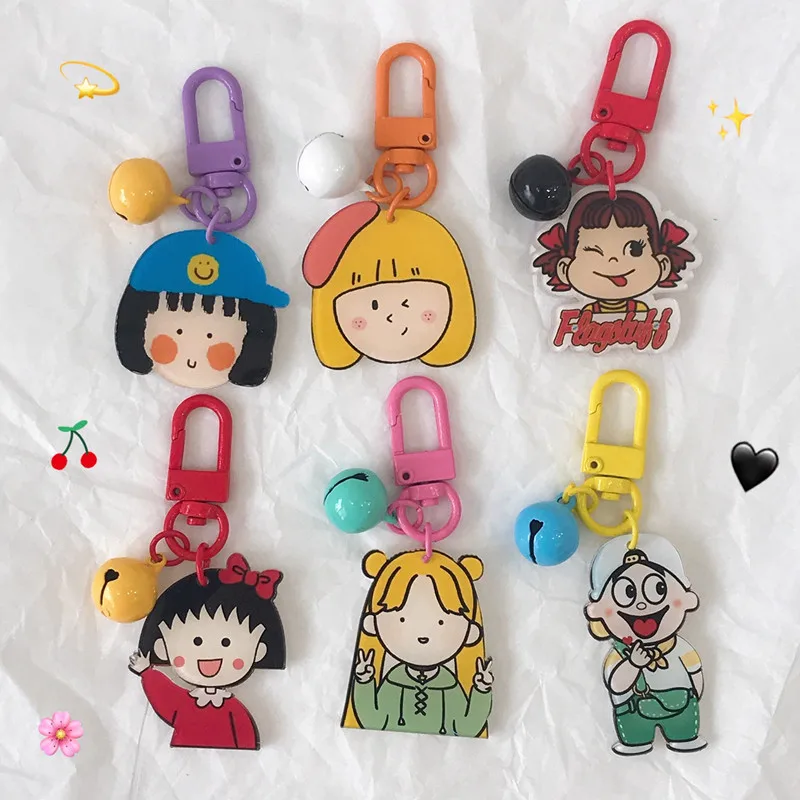 Мультяшный милый брелок для ключей Очаровательная Женская сумка подвеска с