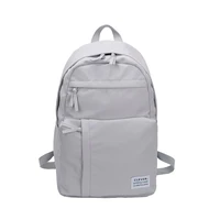 3pcslot fashion women backpack solid color casual shoulder bag for teenage girl harajuku style school bag bagpack rucksack