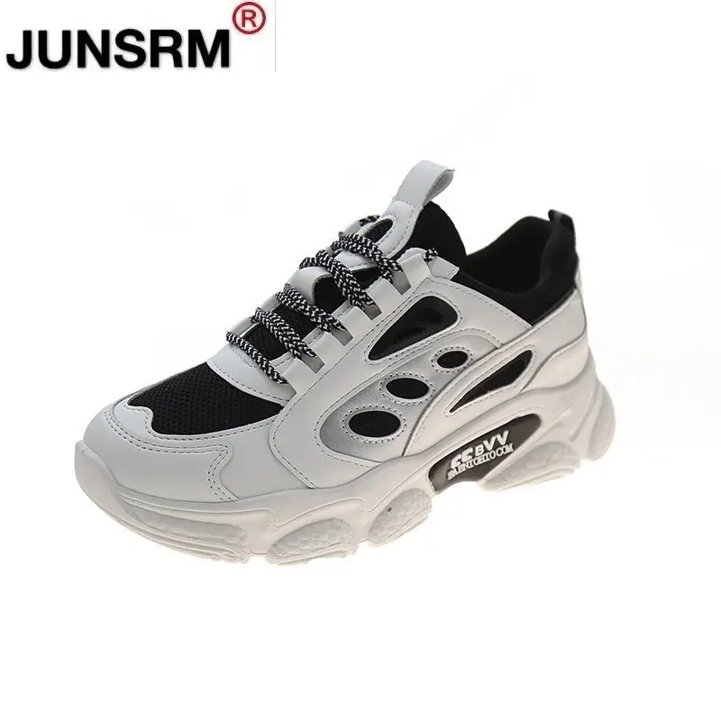 

2021 Spring New Fashion Comfortable and Breathable Women's Shoes Cross Strap Platform Vulcanized Women Sneakers Light Casual