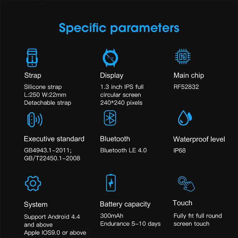 L9 smartwatch ECG Heart Rate Calls Reminder IP68 Waterproof Watch Men Full Touch Sport | Smart Watches