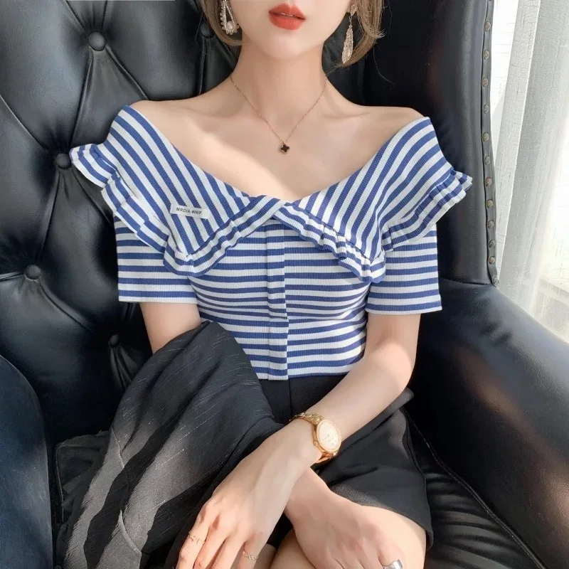 

T Shirt gold Women Ladies Top Tee Shirt Summer Clothing