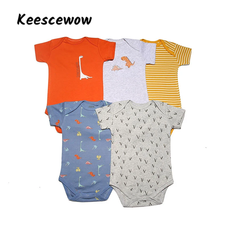 

Keescewow Детская одежда из хлопка, летняя детская одежда с коротким рукавом, костюм для скалолазания