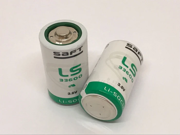 

2pcs/lot SAFT LS33600 D Size 3.6V Non-rechargeable Battery (LS33600) PLC Industrial Lithium Batteries LS 33600