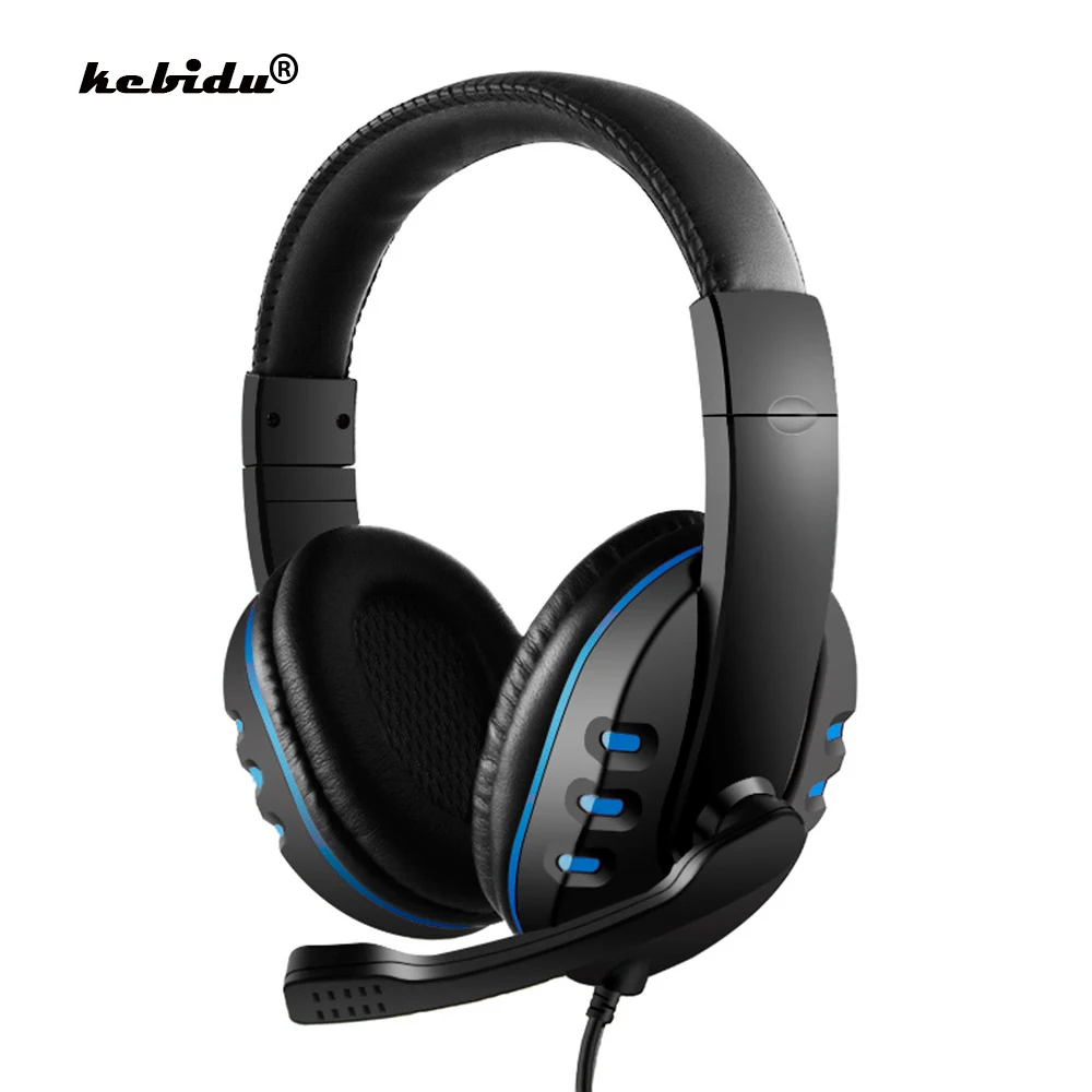 Проводные наушники kebidu с микрофоном Hi Fi игровая гарнитура Портативные