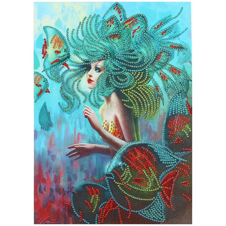 

5D Diamond Painting Beauty Woman Rhinestones Diamond Embroidery Cross Stitch Portrait Mosaic Home Decortion