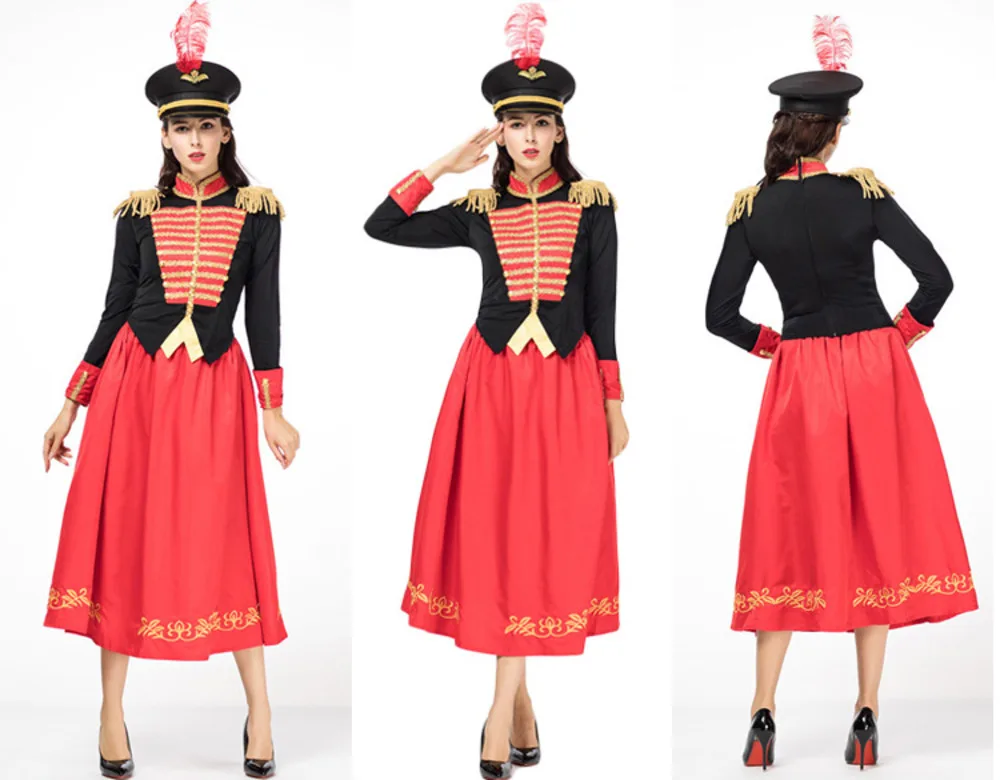 Новый костюм для маскарада солдата Хэллоуина косплей милое платье девочки |