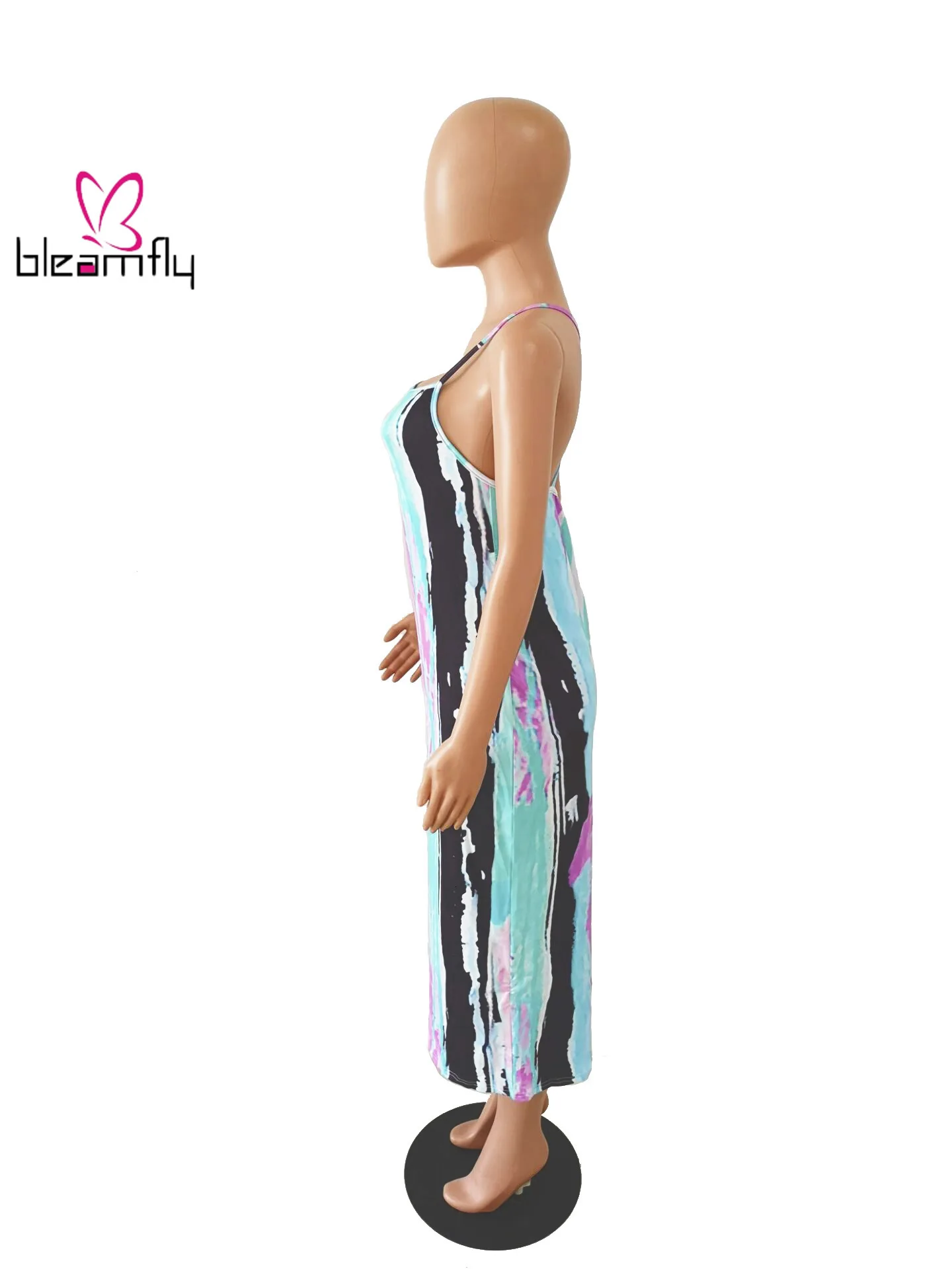 2019 женское летнее облегающее платье до середины голени с принтом Галактики на