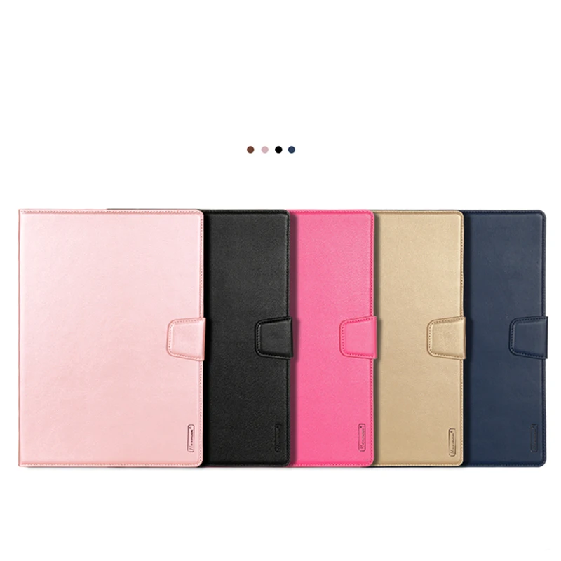 

Hanman Sheepskin Case for Apple iPad Air 4 2020 10.9 inch Business Leather Holder stand with Wallet Card Slot Case Cover