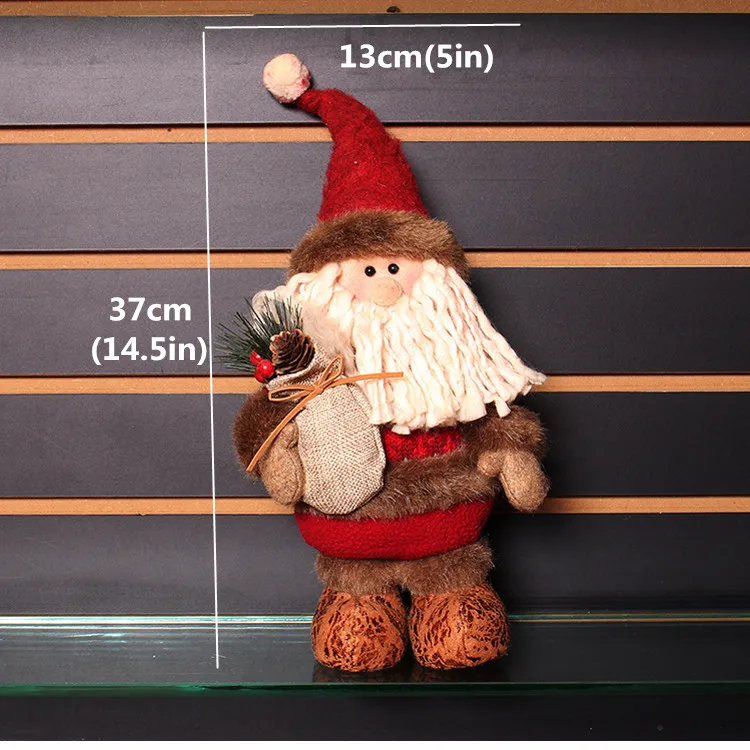 santa claus 095 Рождественские украшения в виде Санта-Клауса, снеговика и лося, вечерние украшения для дома, подарок на год, Arvore De Natal - Цвет: santa claus 095